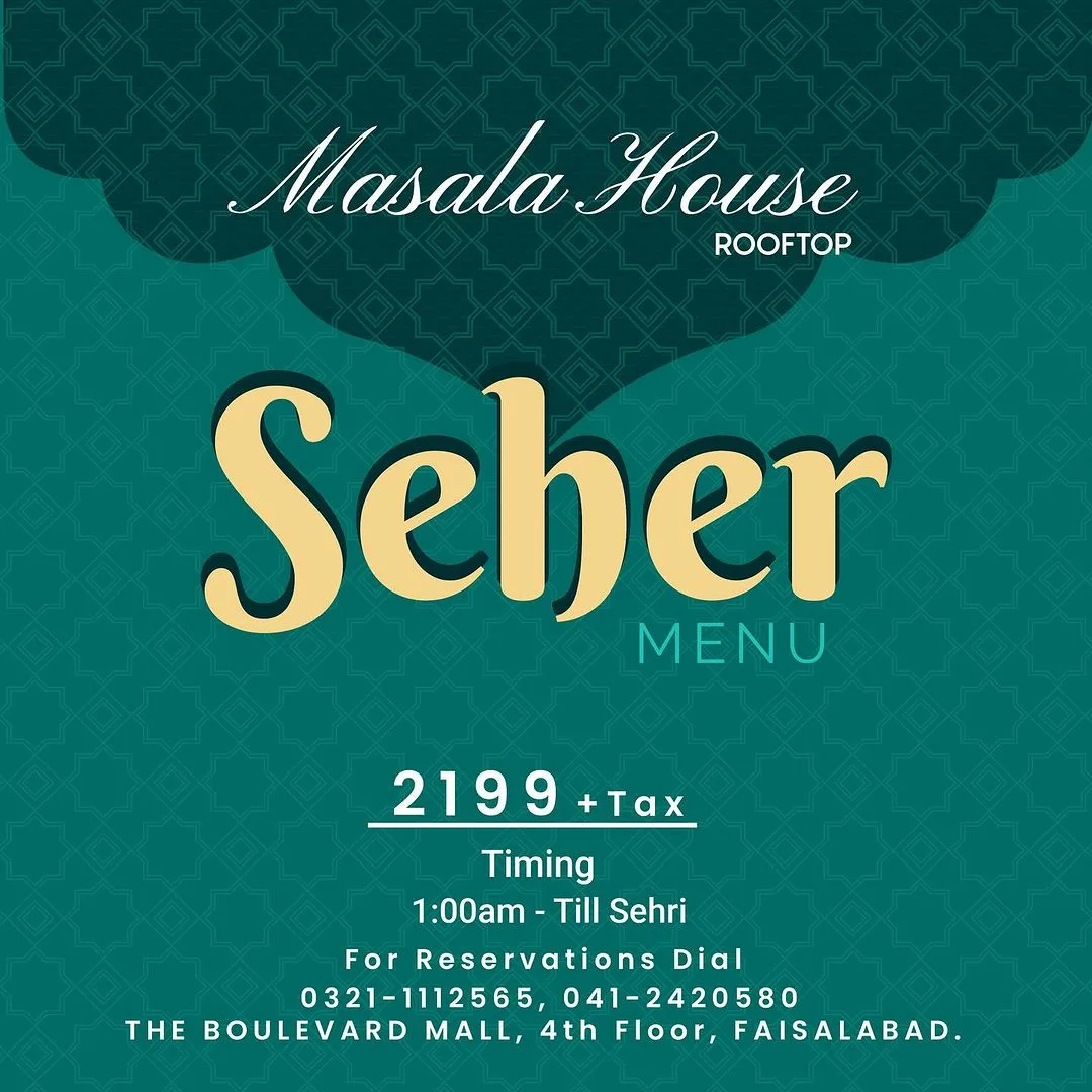 Sehri Buffet Masala House