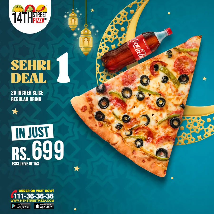 Ramadan Deal 14 Street Pizza