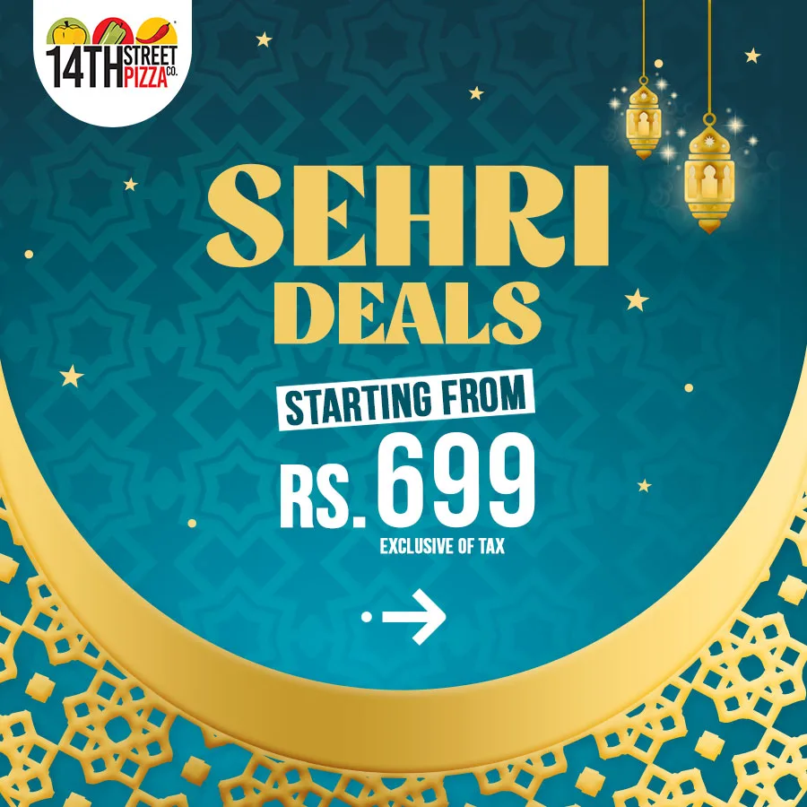 Ramadan Deal 14 Street Pizza