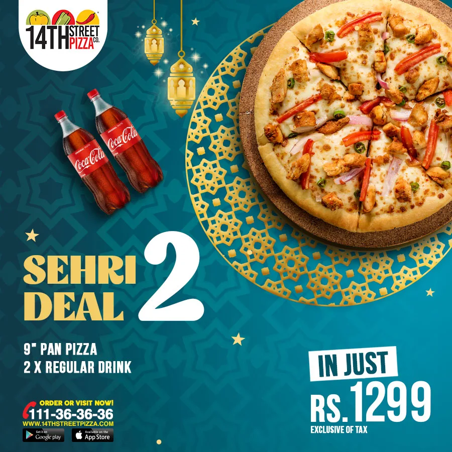 Ramadan Deal 14 Street Pizza